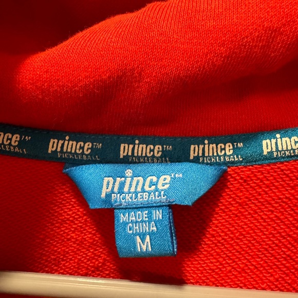 Prince Women's Cropped 1/4 Zip - size Medium - Code Red - Picture 3 of 6